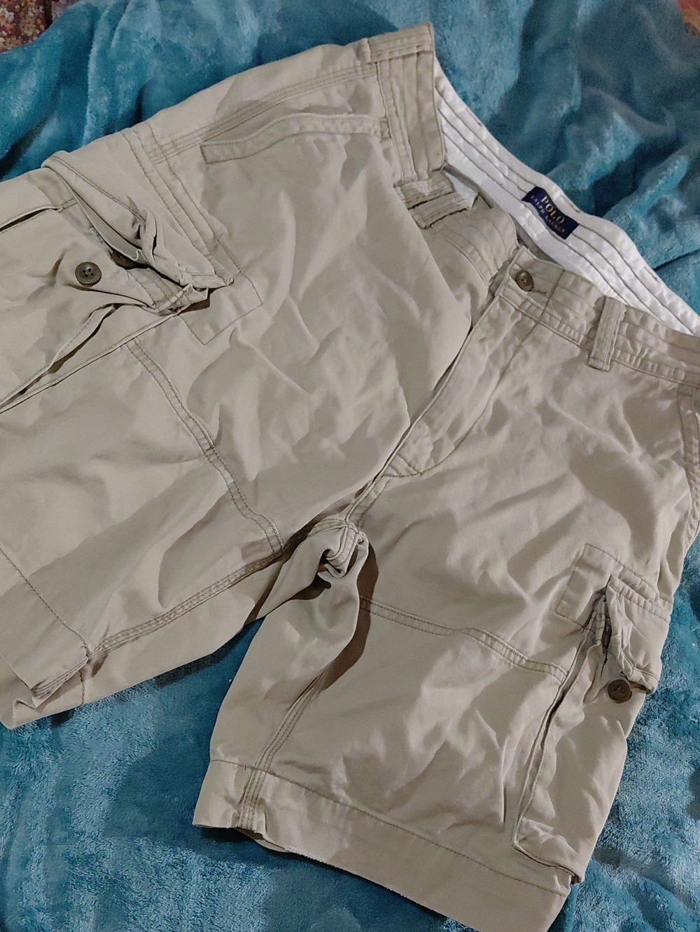 Polo by Ralph Lauren Men's Beige Cargo Shorts